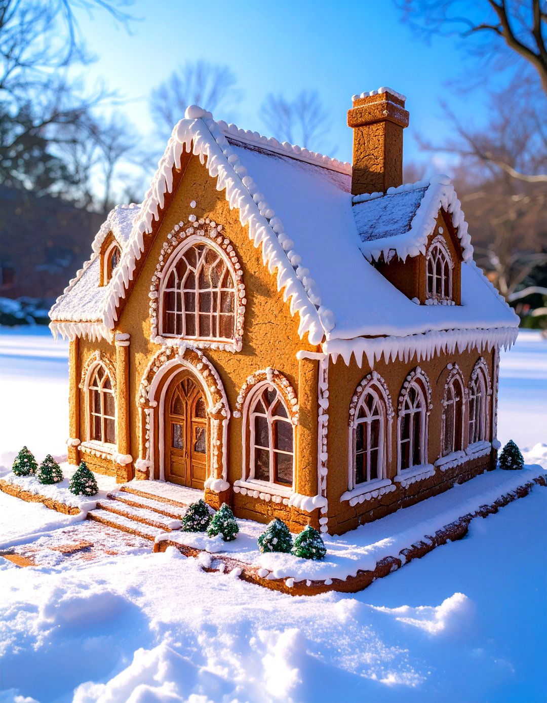University Building Gingerbread Replica - 30 gingerbread house design ideas