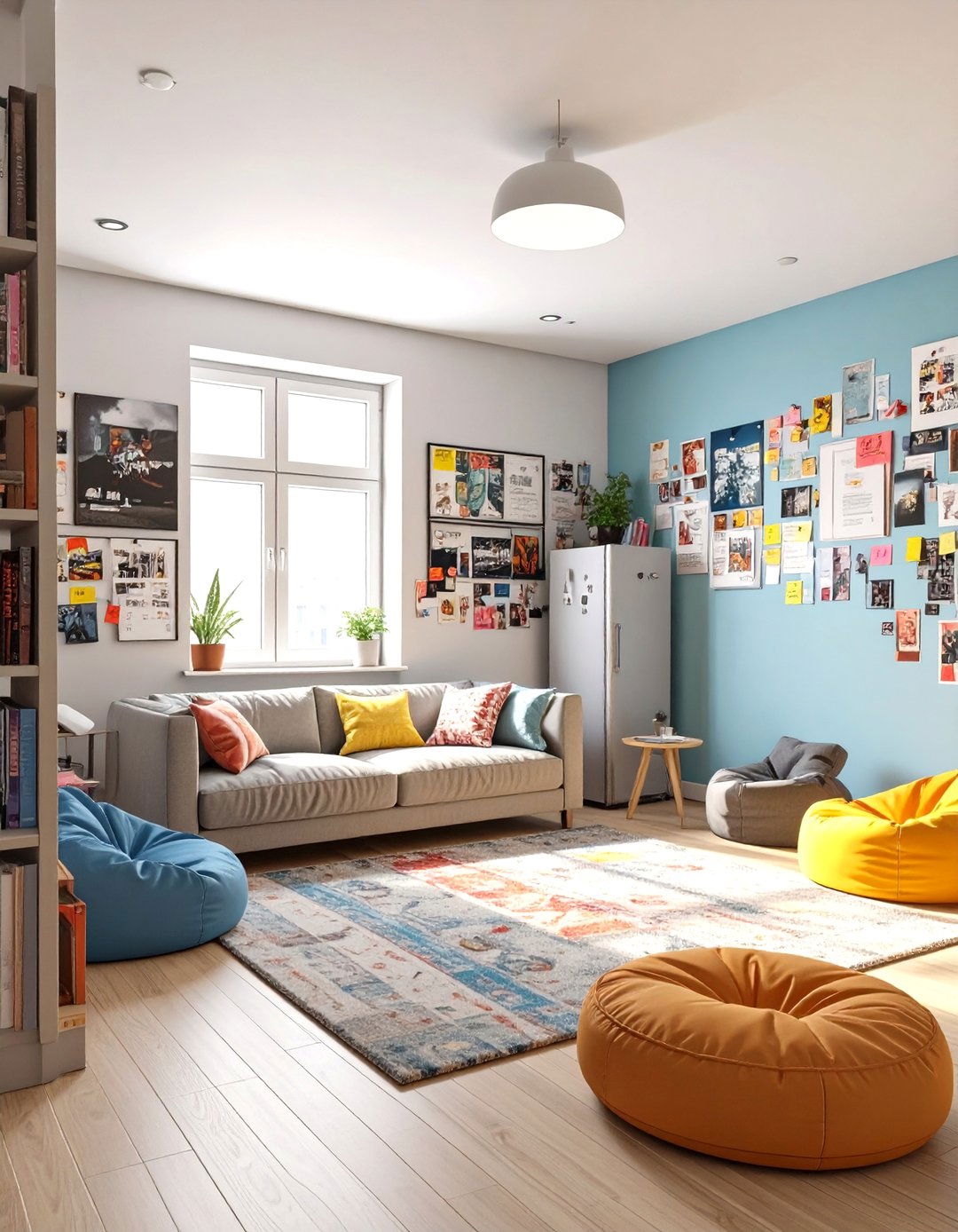 University Student Common Room - 30 sims 4 living room ideas