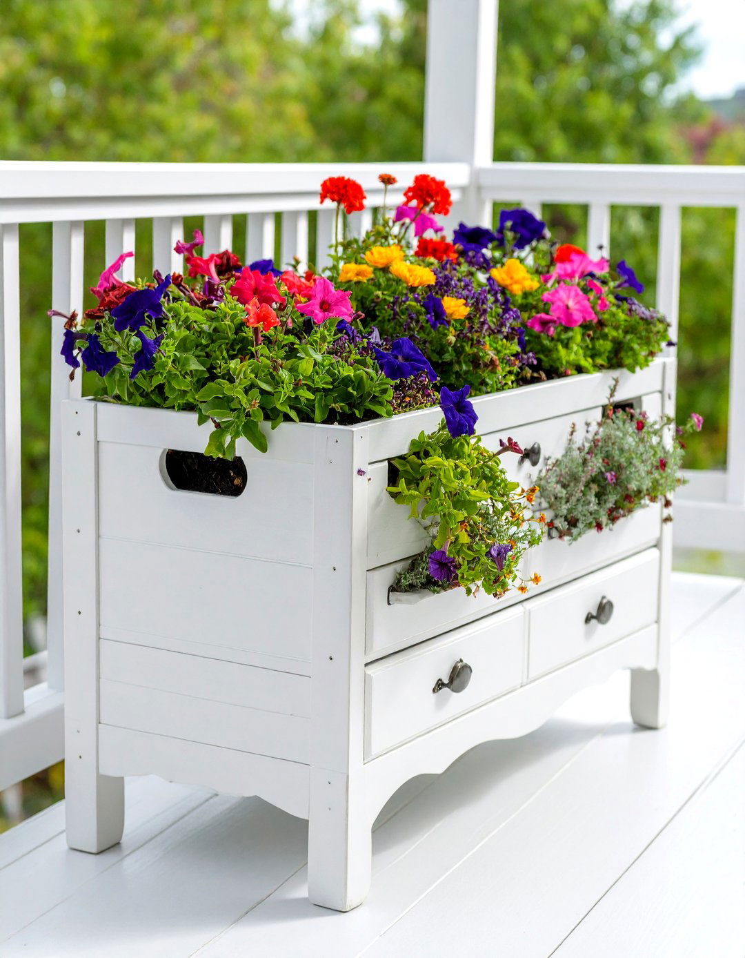 Upcycled Dresser Drawer Raised Garden Bed - 30 diy raised garden bed ideas