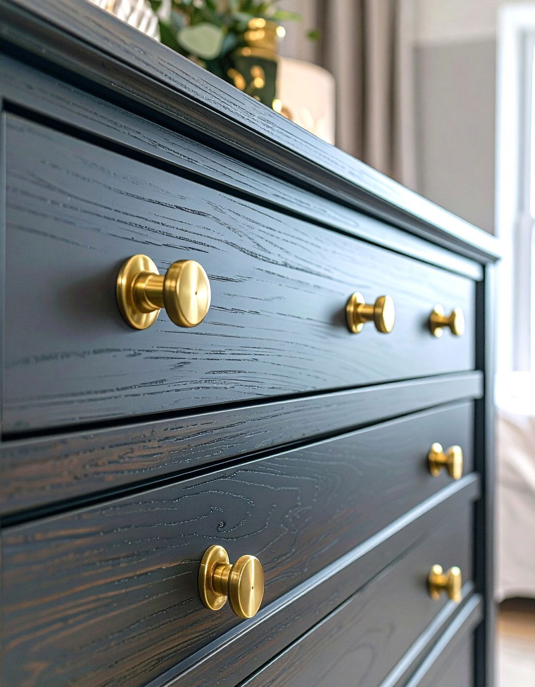 Update Hardware on Existing Furniture - 30 simple bedroom decorating ideas