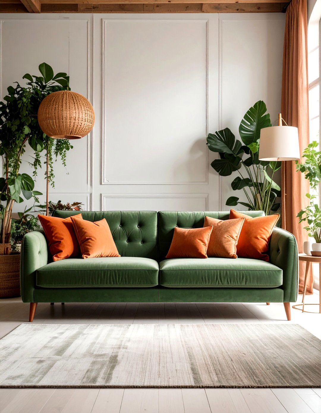 Upholstered Furniture in Earthy Tones - 30 rustic living room ideas