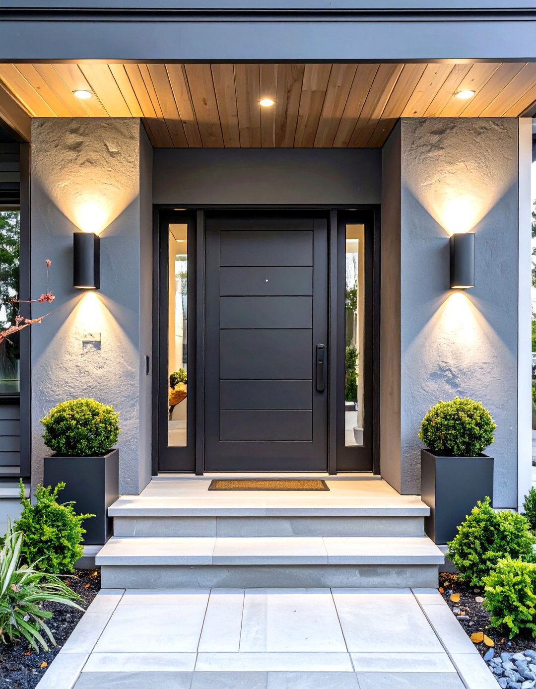 Uplighting to Showcase Trees - 30 outdoor house lighting ideas