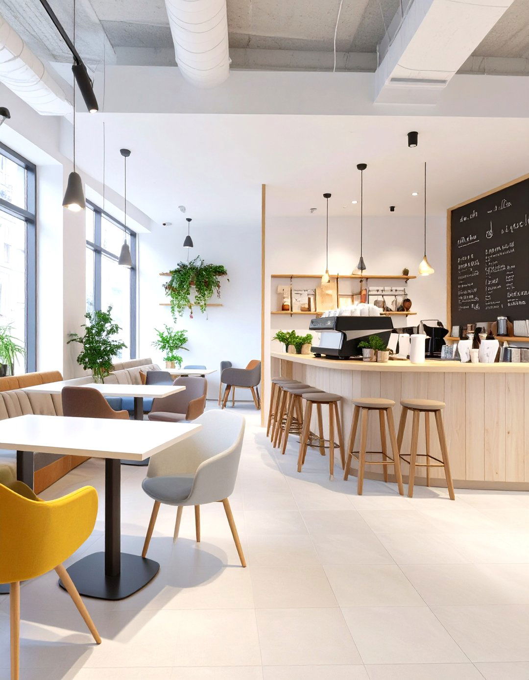 Urban Cafe Collaborative Hub - 30 modern office interior design ideas