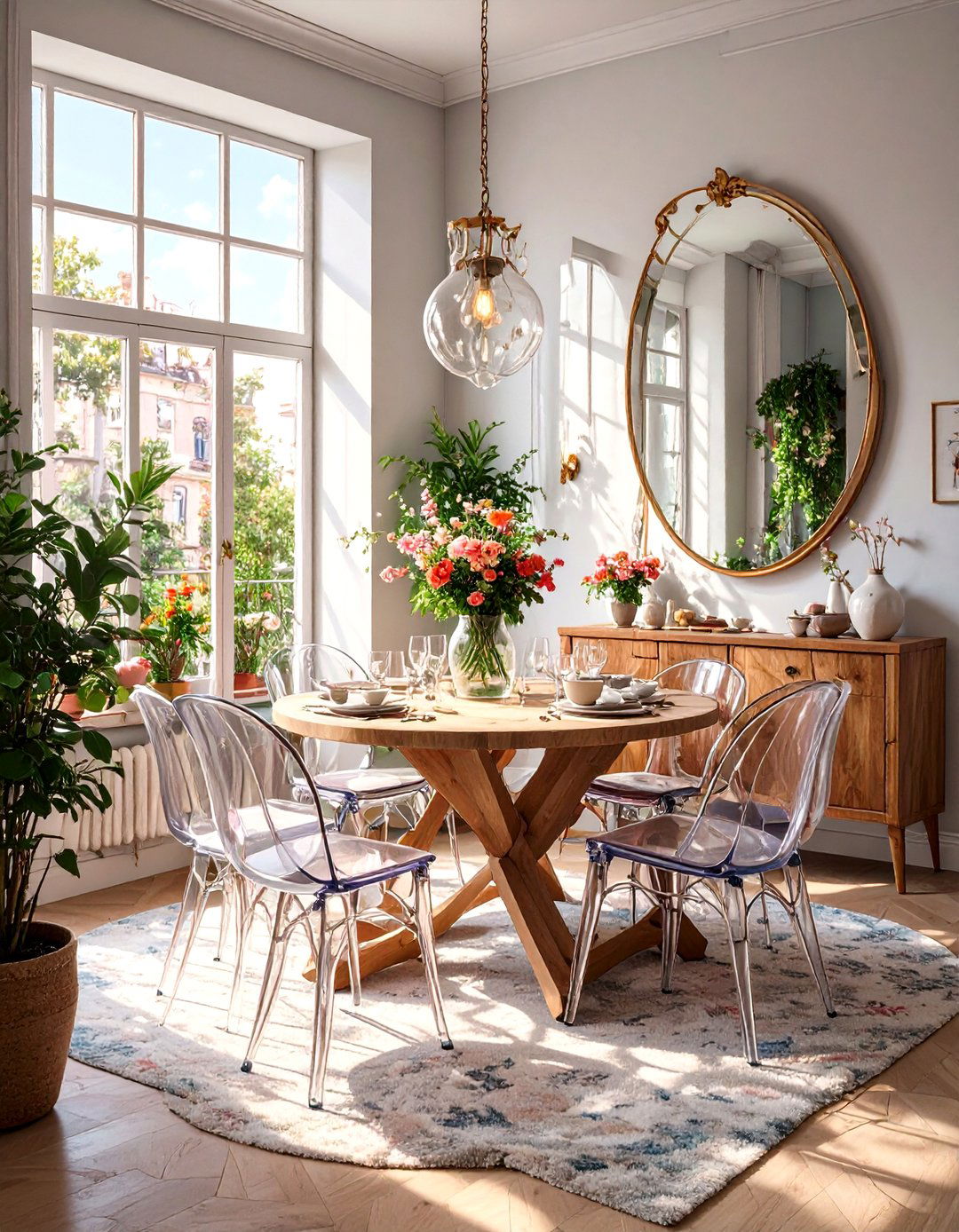 Urban Chic Apartment Dining - 30 casual dining room ideas