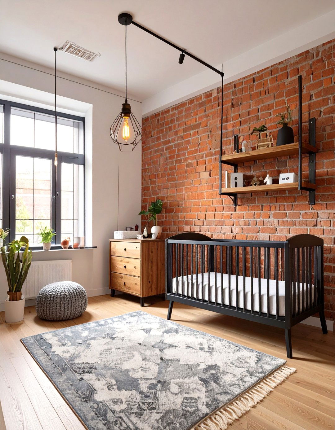 Urban Industrial Chic Nursery - 30 modern baby boy room ideas