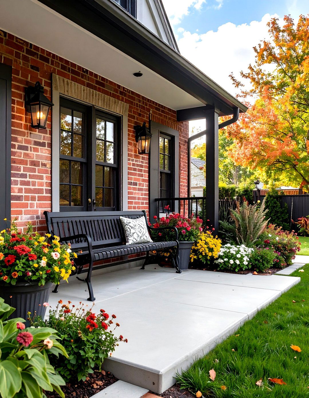 Urban Industrial Front Porch - 30 front porch design ideas photos