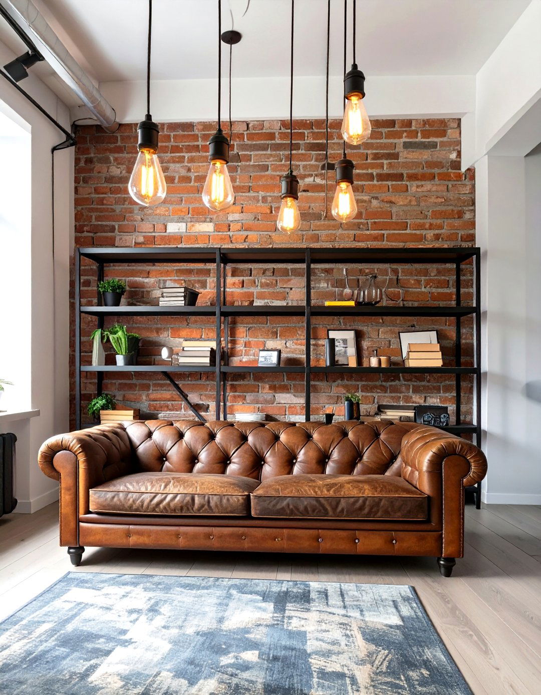Urban Industrial Style for Studio Apartments - 30 interior design styles for small spaces ideas