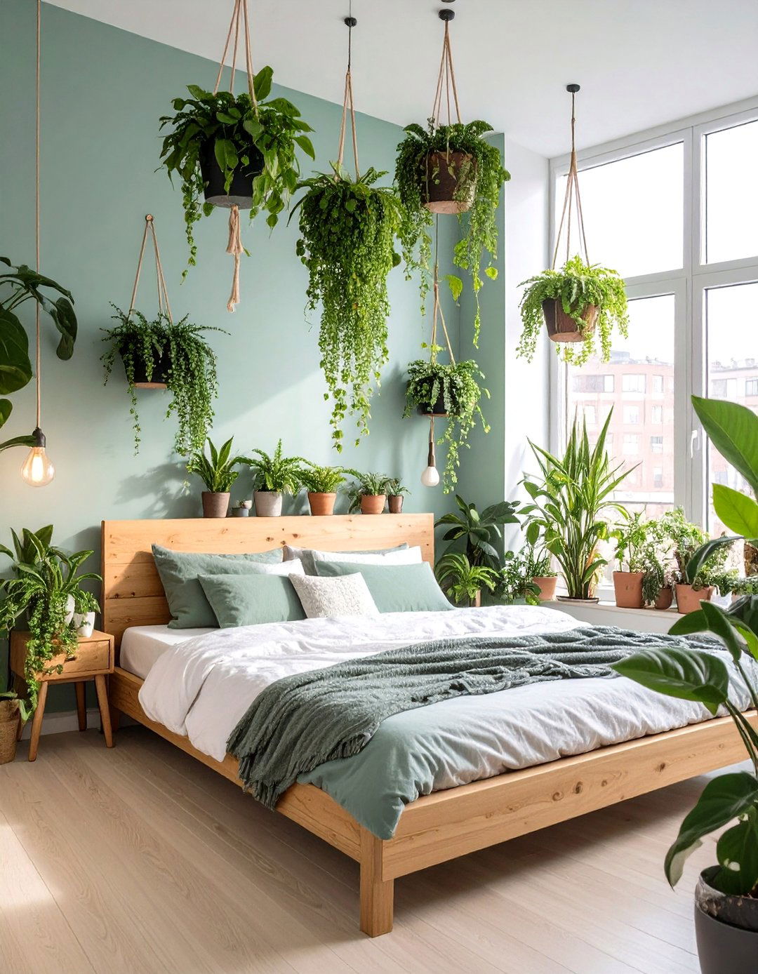 Urban Jungle Bedroom - 30 apartment bedroom ideas