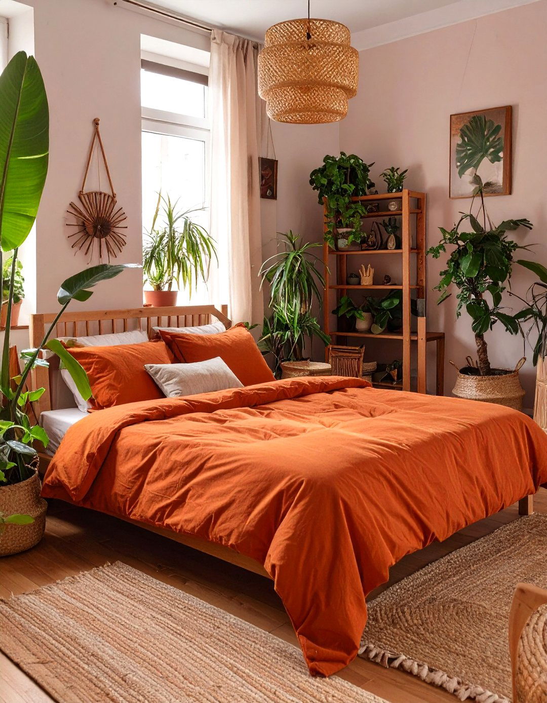 Urban Jungle Burnt Orange Bedroom - 30 burnt orange bedroom ideas