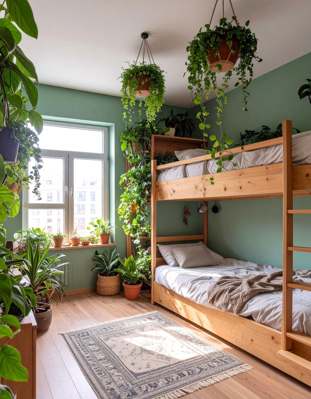 Urban Jungle Dorm Room - 30 college dorm ideas