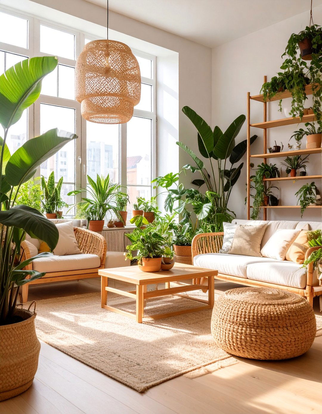 Urban Jungle Plant Filled Sanctuary - 30 apartment interior design ideas