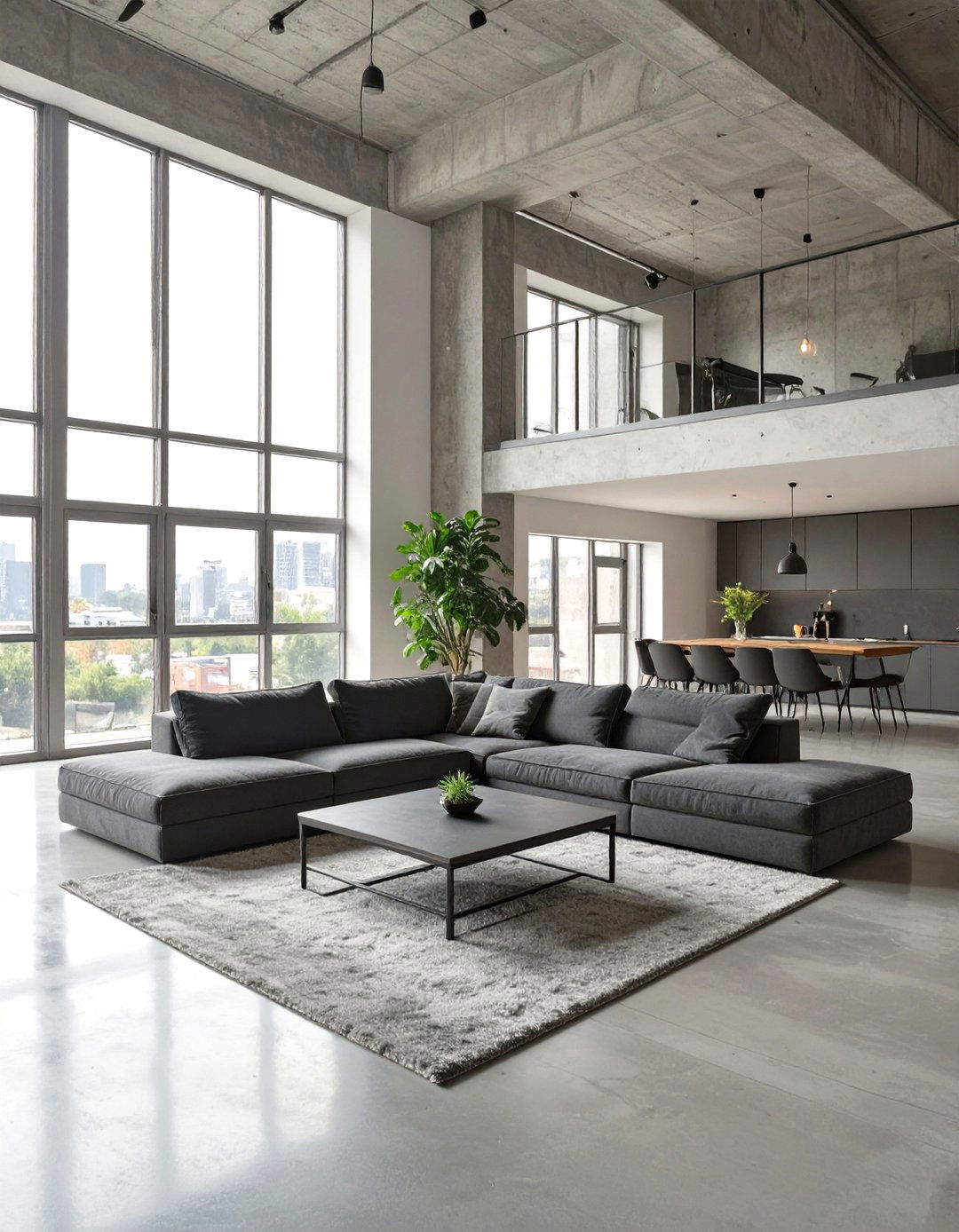 Urban Loft Gray Living Room - 30 gray living room ideas