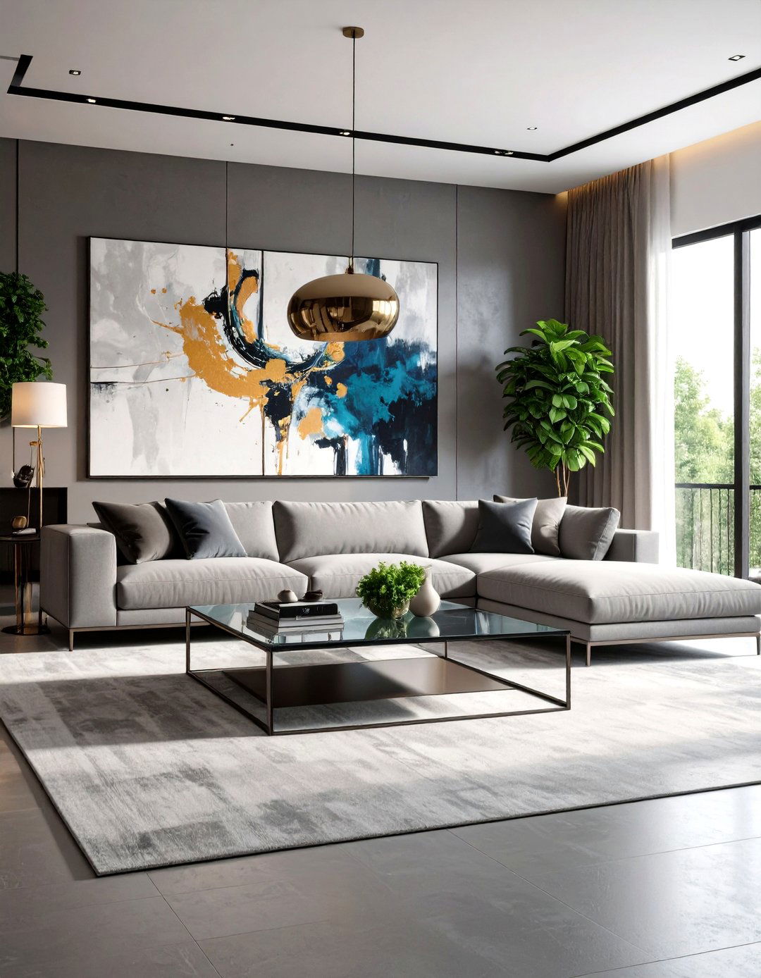 Urban Modern Living Room - 30 decoration ideas for living room