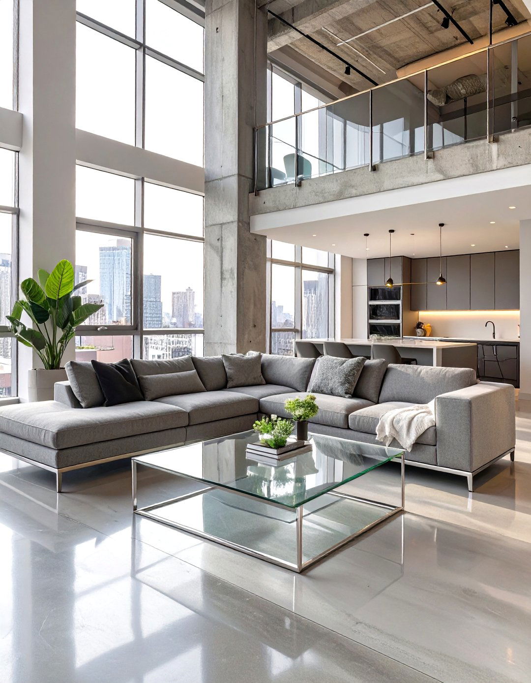 Urban Sleek Open Living Room - 30 open living room ideas