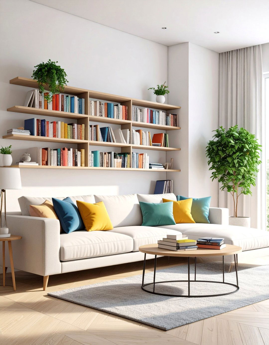 Use Books as Decor - 30 how to be better at interior design mintpaldecor ideas