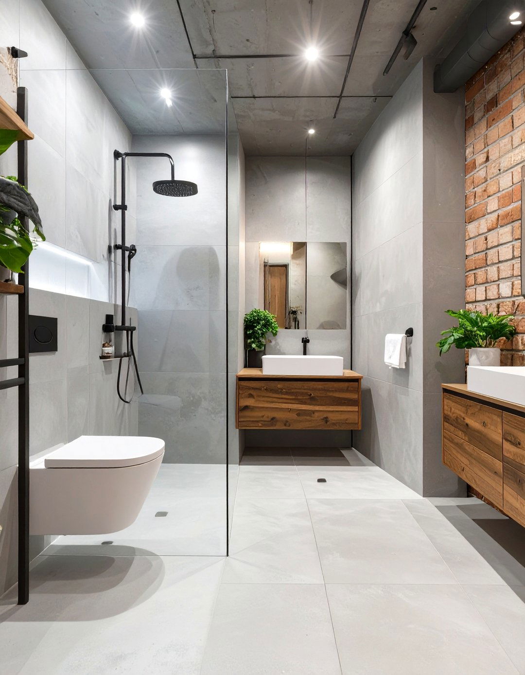 Use Microcement for a Seamless Finish - 30 shower renovation ideas