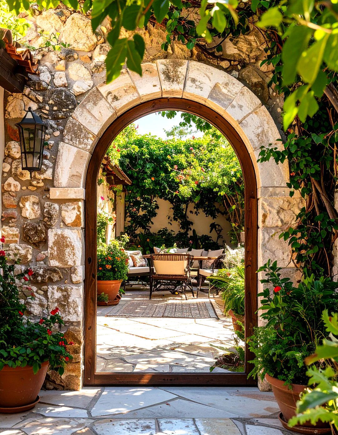 Use Mirrors to Create the Illusion of a Larger Small Patio - 30 small patio decorating ideas