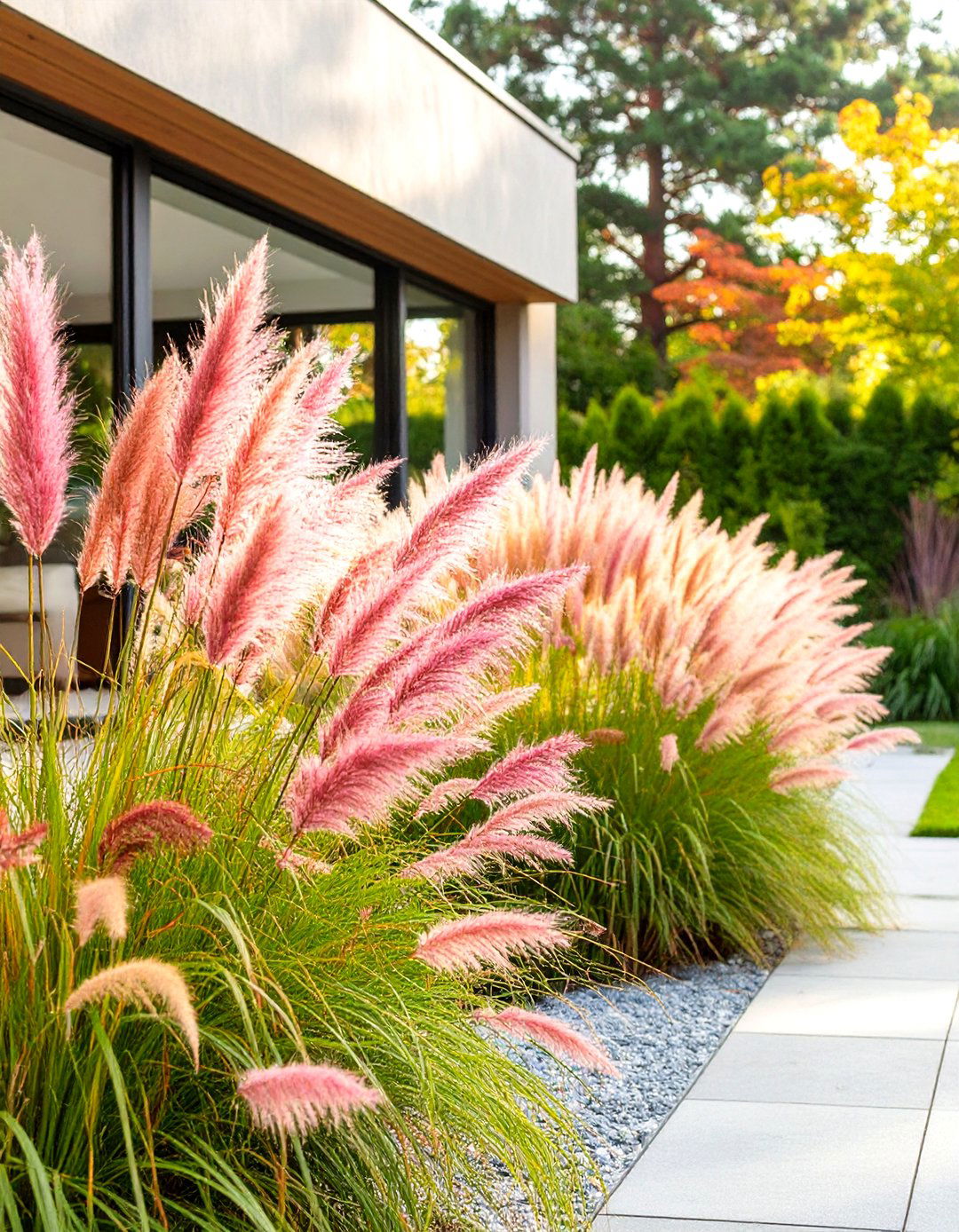 Use Ornamental Grasses for Texture - 30 simple landscaping ideas