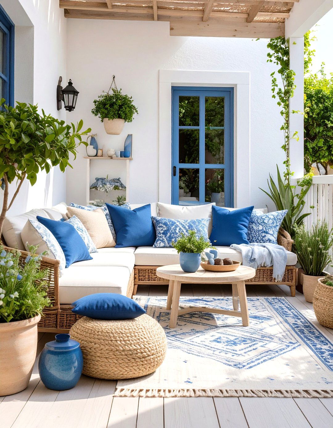Use Stackable Chairs for Flexible Small Patio Seating - 30 small patio decorating ideas