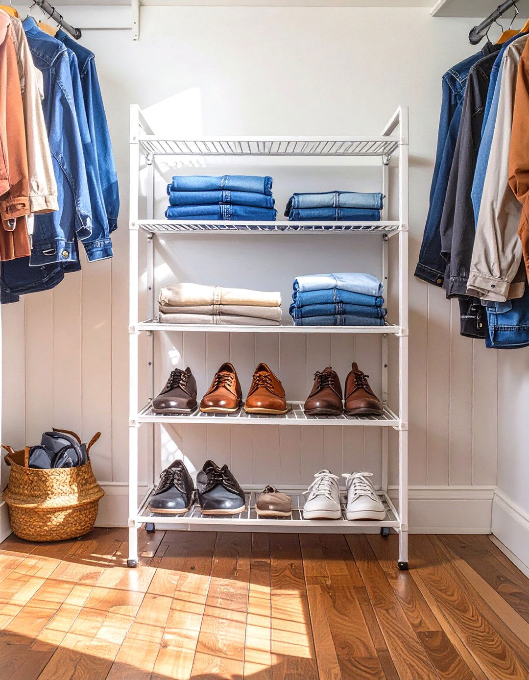 Use Stacking Shelf Units - 30 small closet storage ideas