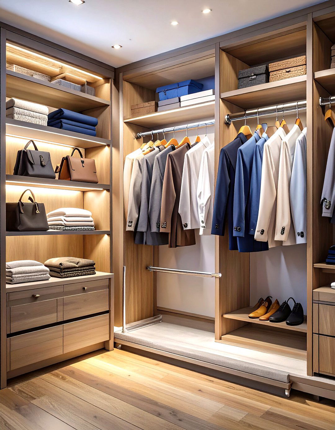 Use Valet Rods for Planning Outfits - 30 ways to organize your closet ideas