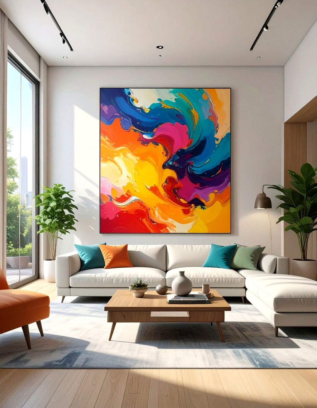 Use a Single Bold Statement Piece - 30 very small living room ideas