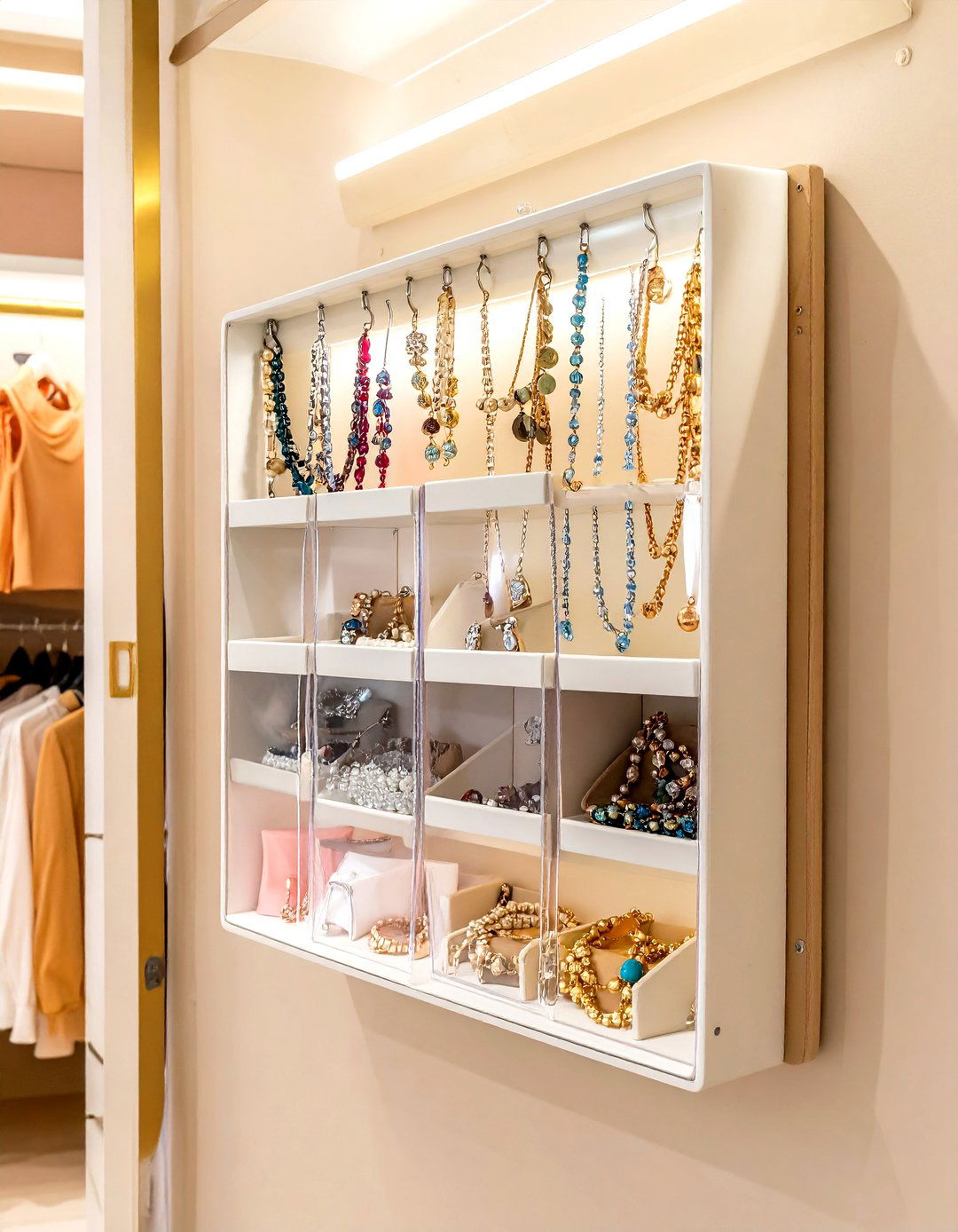 Use a Specific Jewelry Organizer - 30 ways to organize your closet ideas