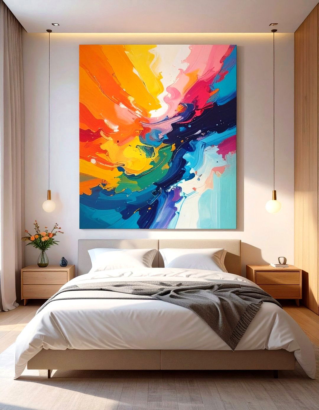 Use of Area Rugs - 30 small bedroom design ideas