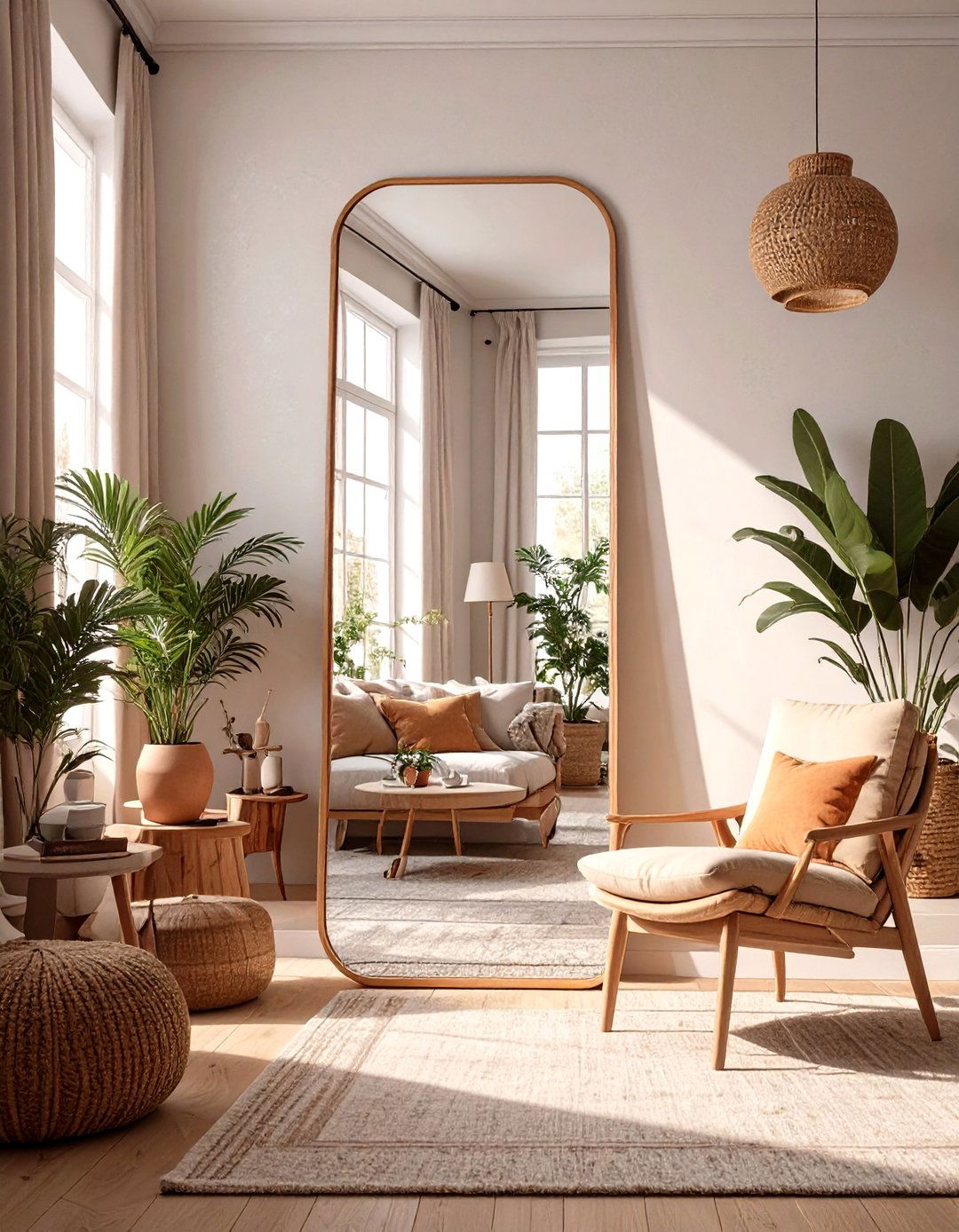 Use of Mirrors to Enhance Space - 30 scandinavian interior design mrshomint ideas