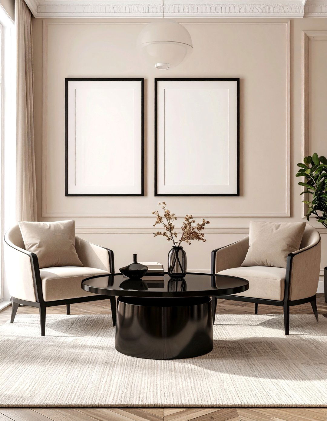 Using Black as a Dramatic Accent - 30 ralph lauren interior design ideas