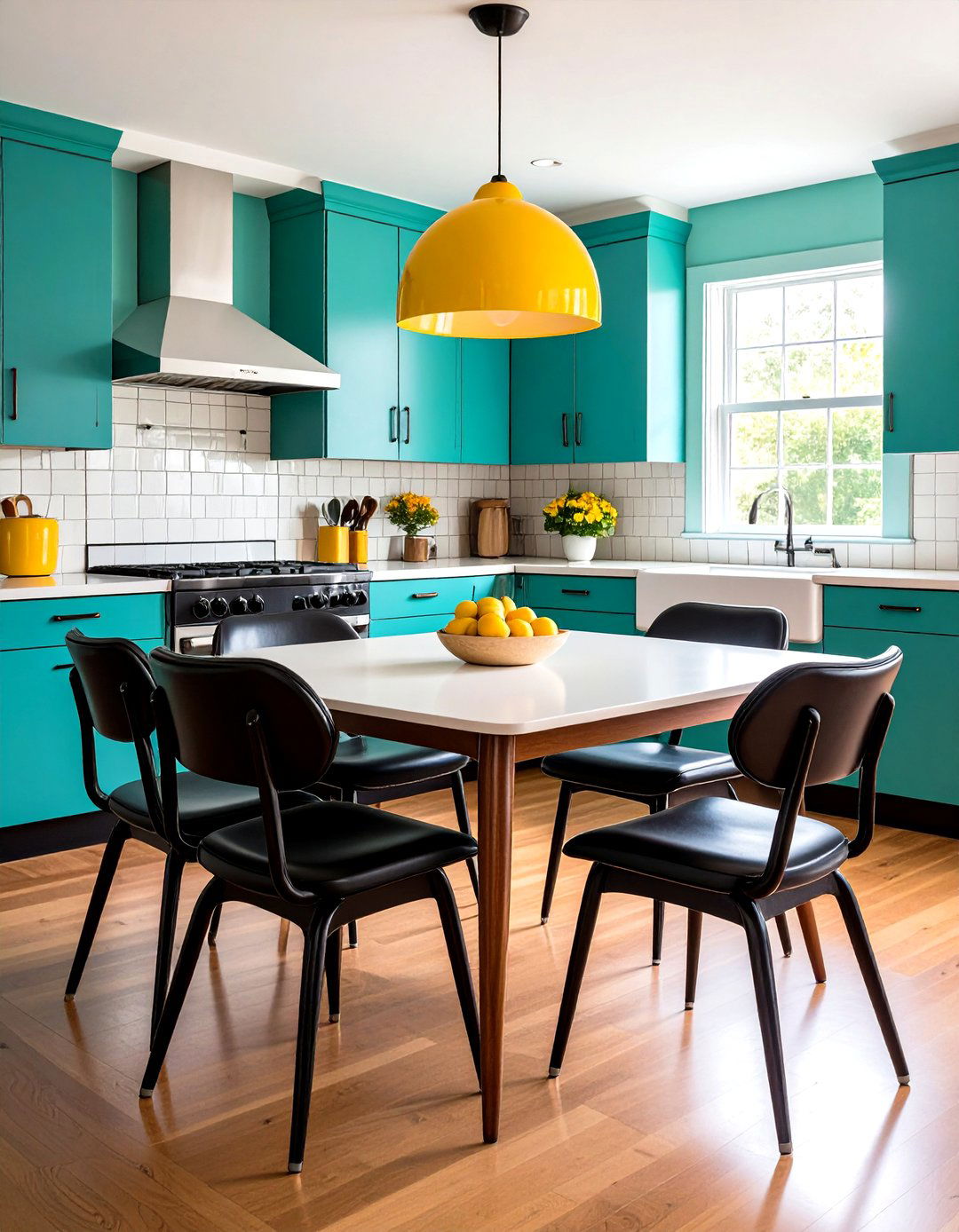 Using Boomerang Laminate Patterns - 30 retro kitchen ideas