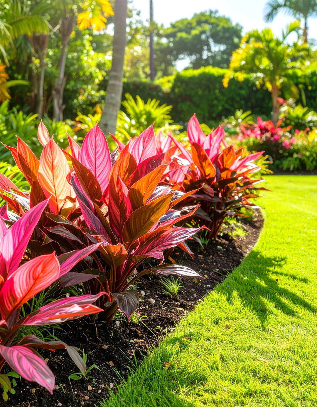Using Canna Lilies for Dramatic Height in a Tropical Garden - 30 tropical garden ideas