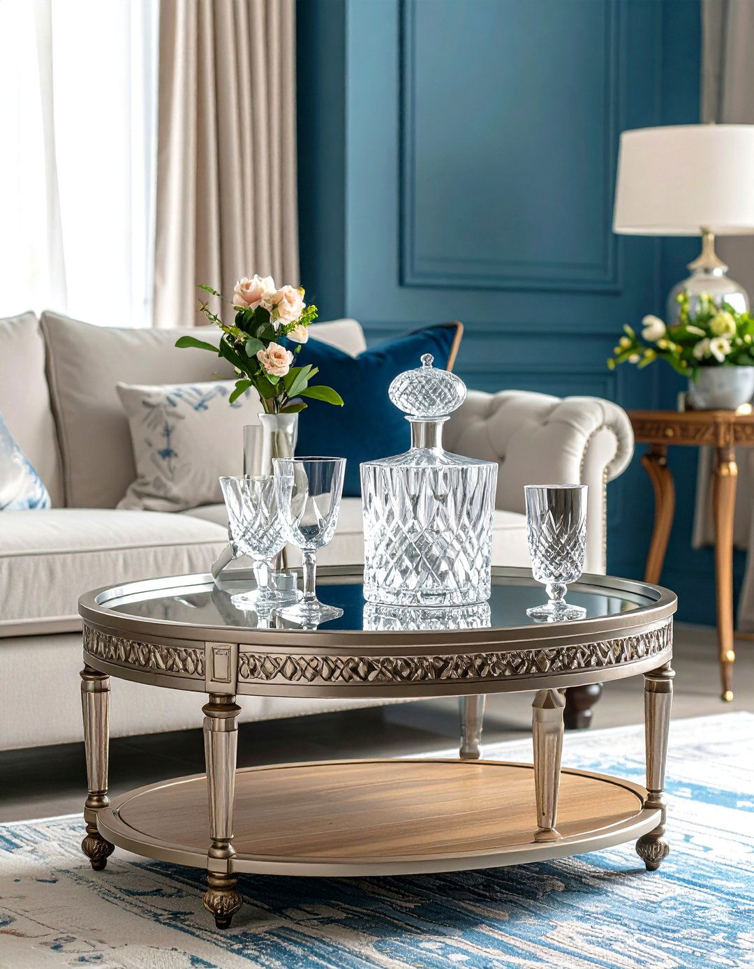 Using Crystal and Glass Accents - 30 ralph lauren interior design ideas