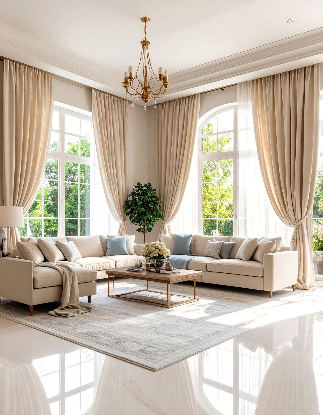 Using Curtains to Add Height and Drama - 30 room decor inspo ideas