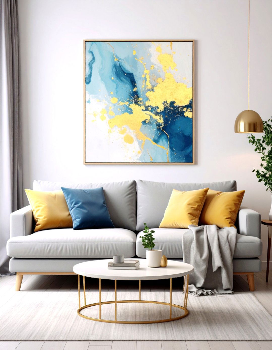 Using Large Scale Art as a Focal Point - 30 room decor inspo ideas