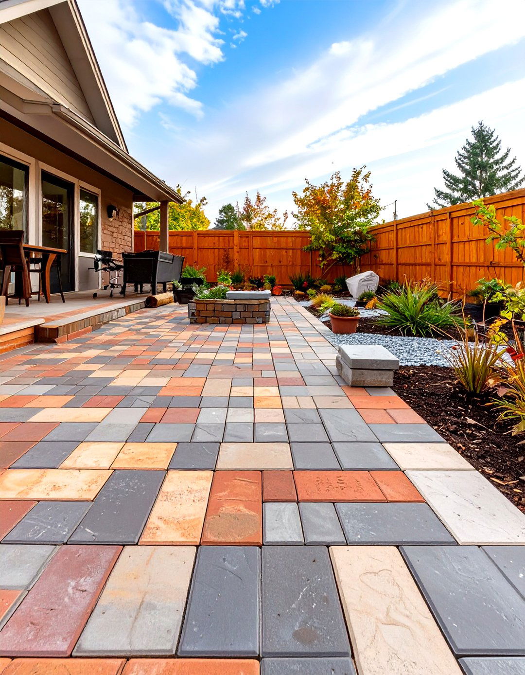 Using Leftover Construction Materials - 30 stone patio ideas on a budget