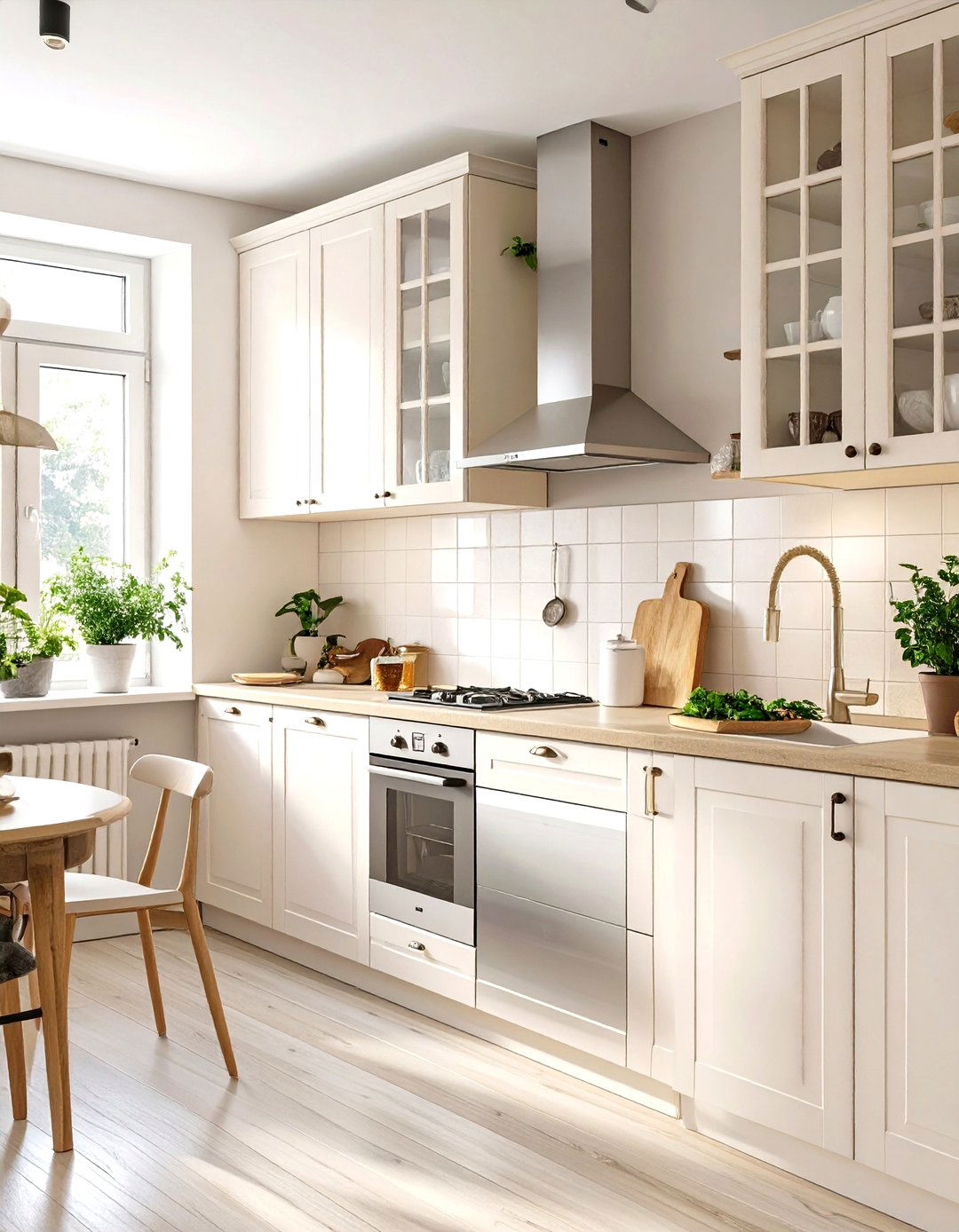 Using Light Colors in a Small Kitchen Design - 30 small kitchen design ideas