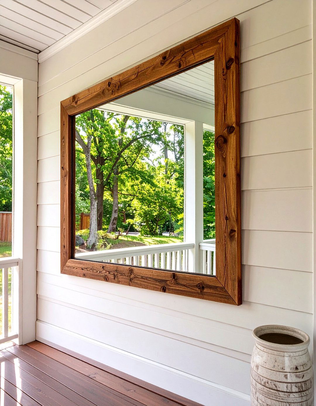 Using Mirrors to Create an Illusion of Space - 30 simple screened in porch ideas