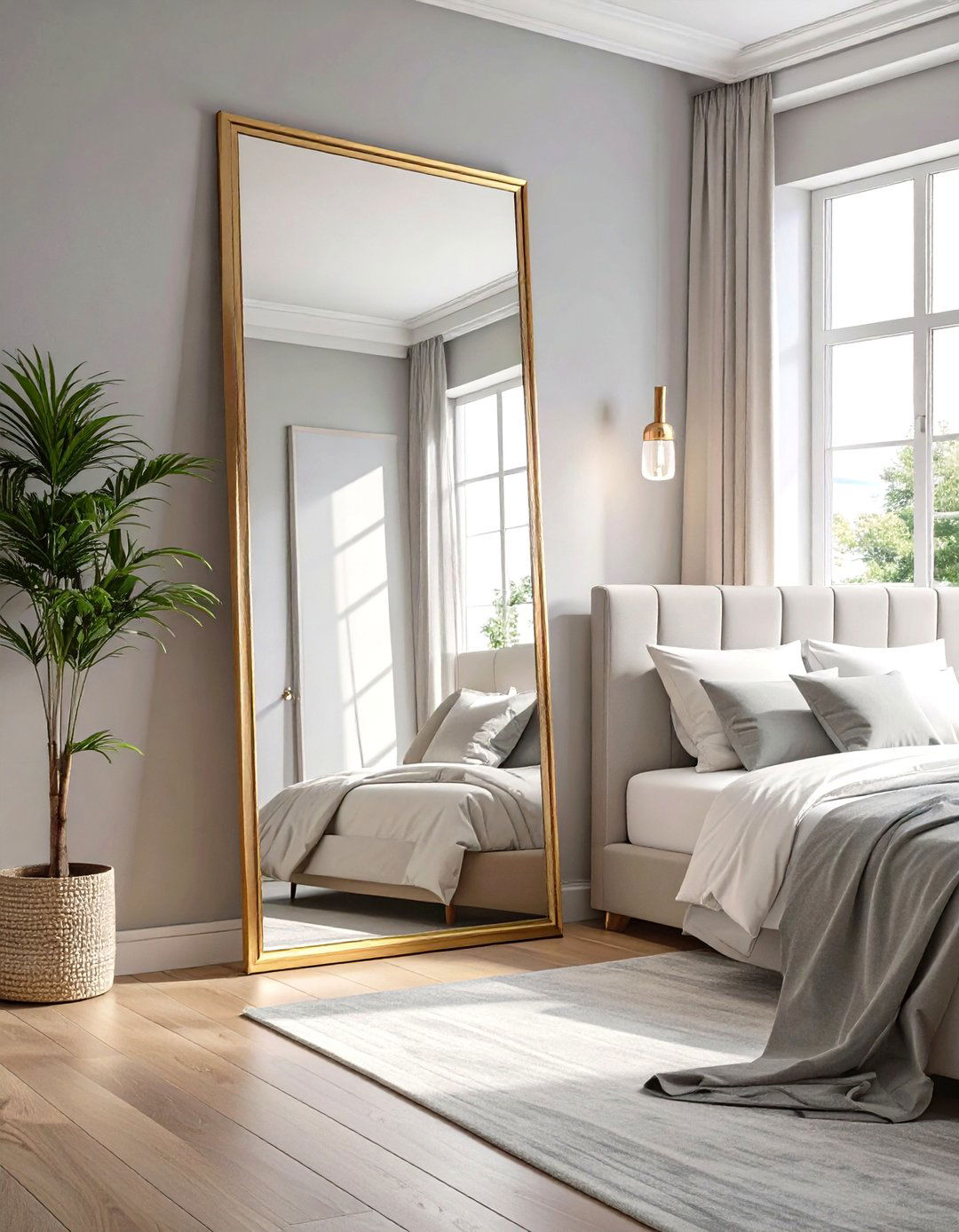 Using Mirrors to Enlarge a Small Bedroom - 30 small bedroom decorating ideas