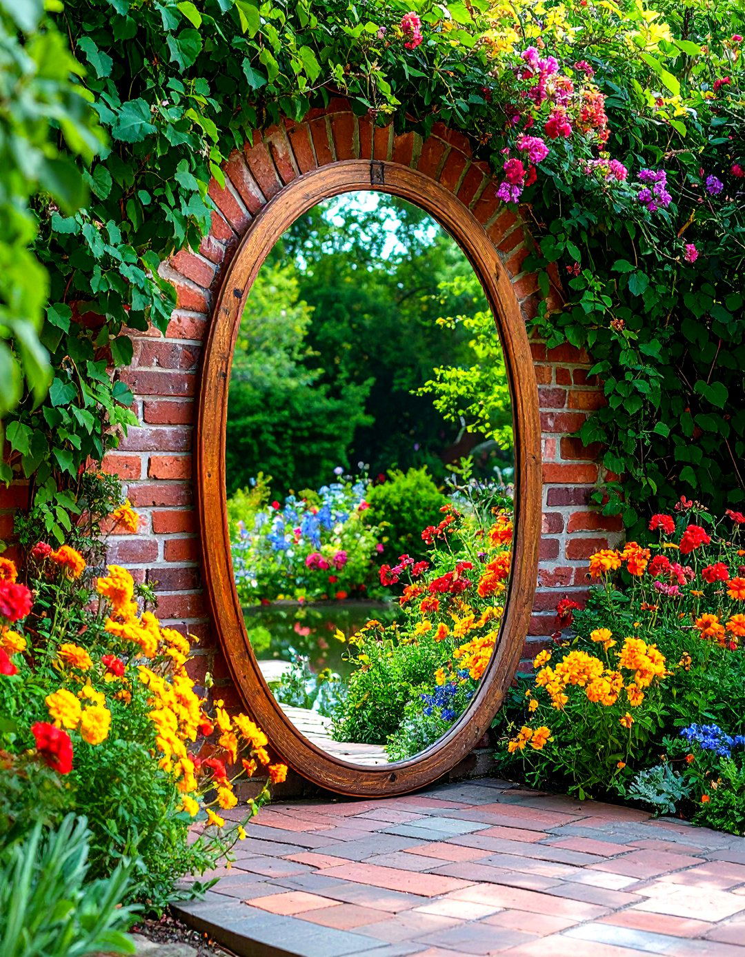 Using Mirrors to Enlarge a Small Patio - 30 patio decorating ideas