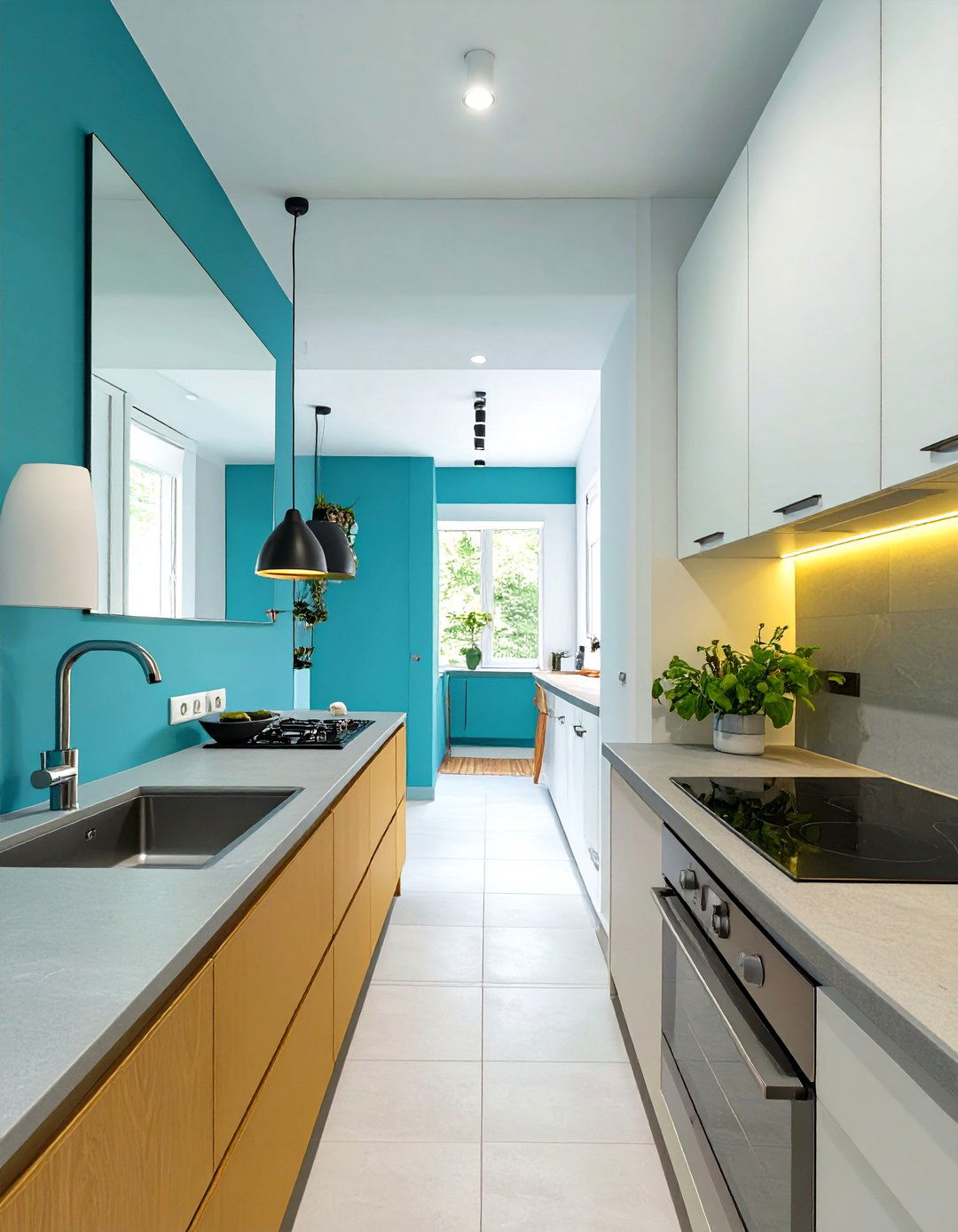 30 Small Narrow Galley Kitchen Ideas for Your Home - We Love Home Blog