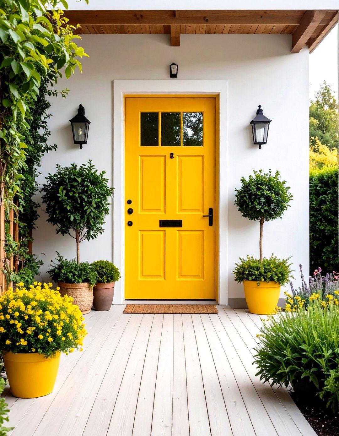 Using Paint for a Focal Point - 30 patio decorating ideas on a budget