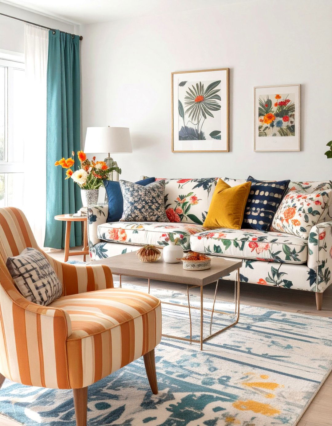 Using Pattern Scale to Add Visual Interest - 30 scale and proportion in interior design ideas