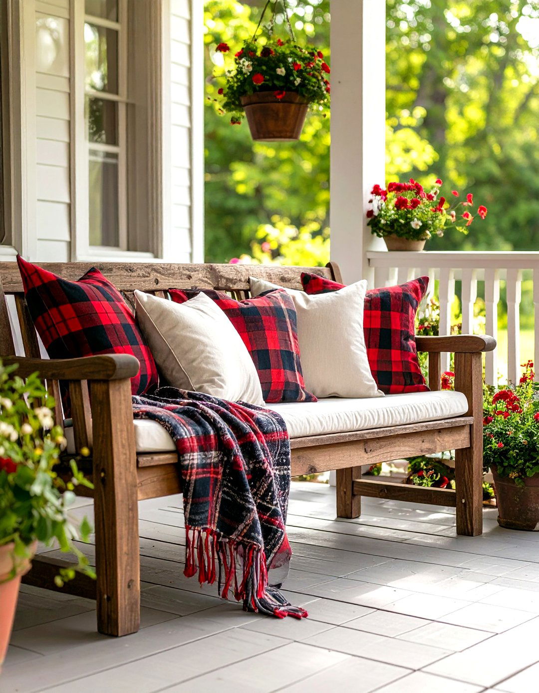30 Rustic Front Porch Decorating Ideas for Curb Appeal - We Love Home Blog