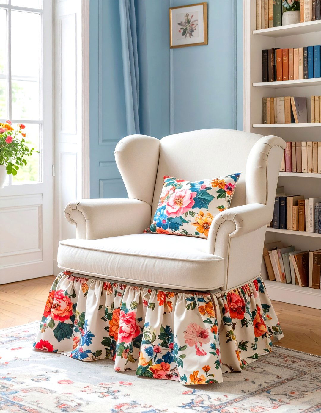 Using Skirted Furniture - 30 what is maximalist interior design ideas