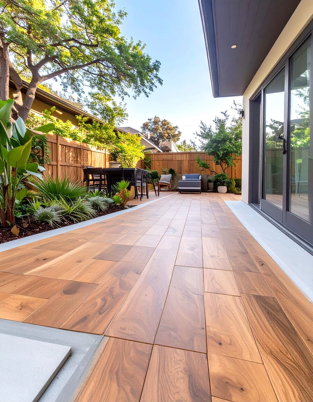 Using Solar Powered Accent Lighting - 30 small backyard patio ideas