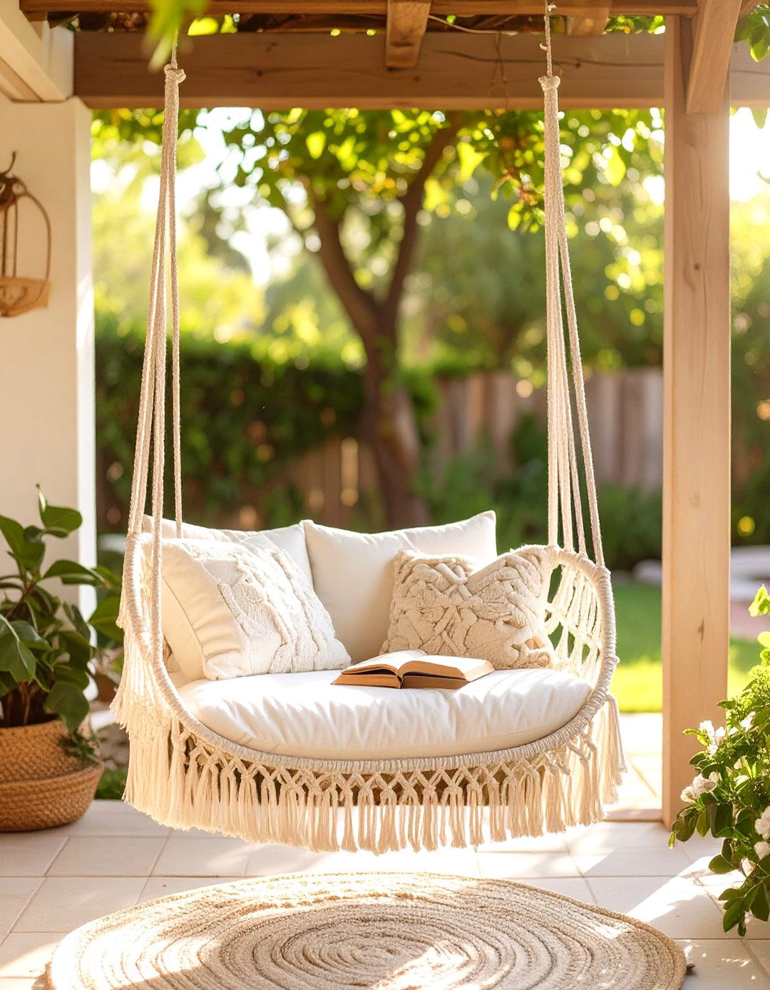 Using Tiered Plant Stands for Greenery - 30 small backyard patio ideas