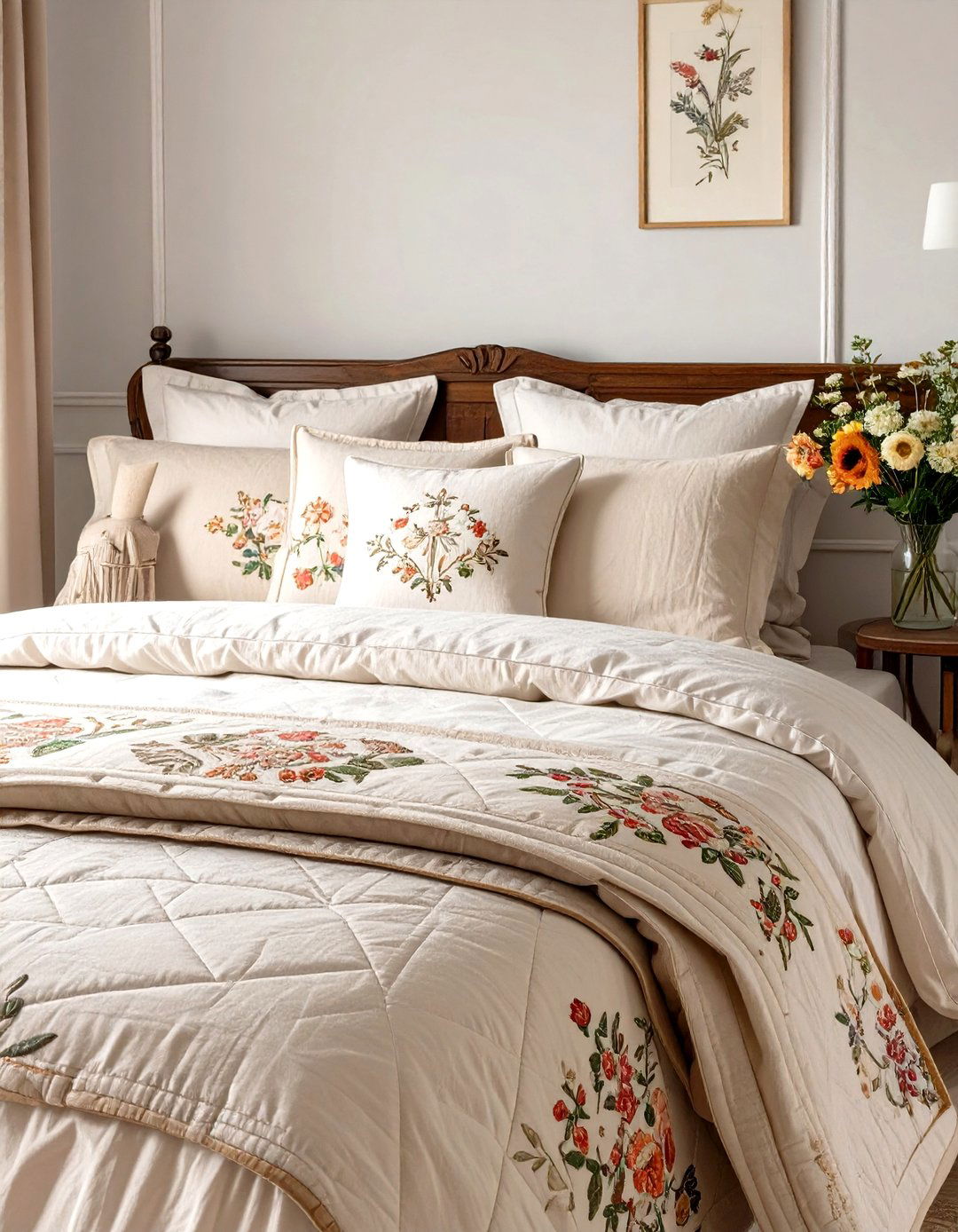 Using Vintage Textiles and Linens - 30 vintage interior design ideas