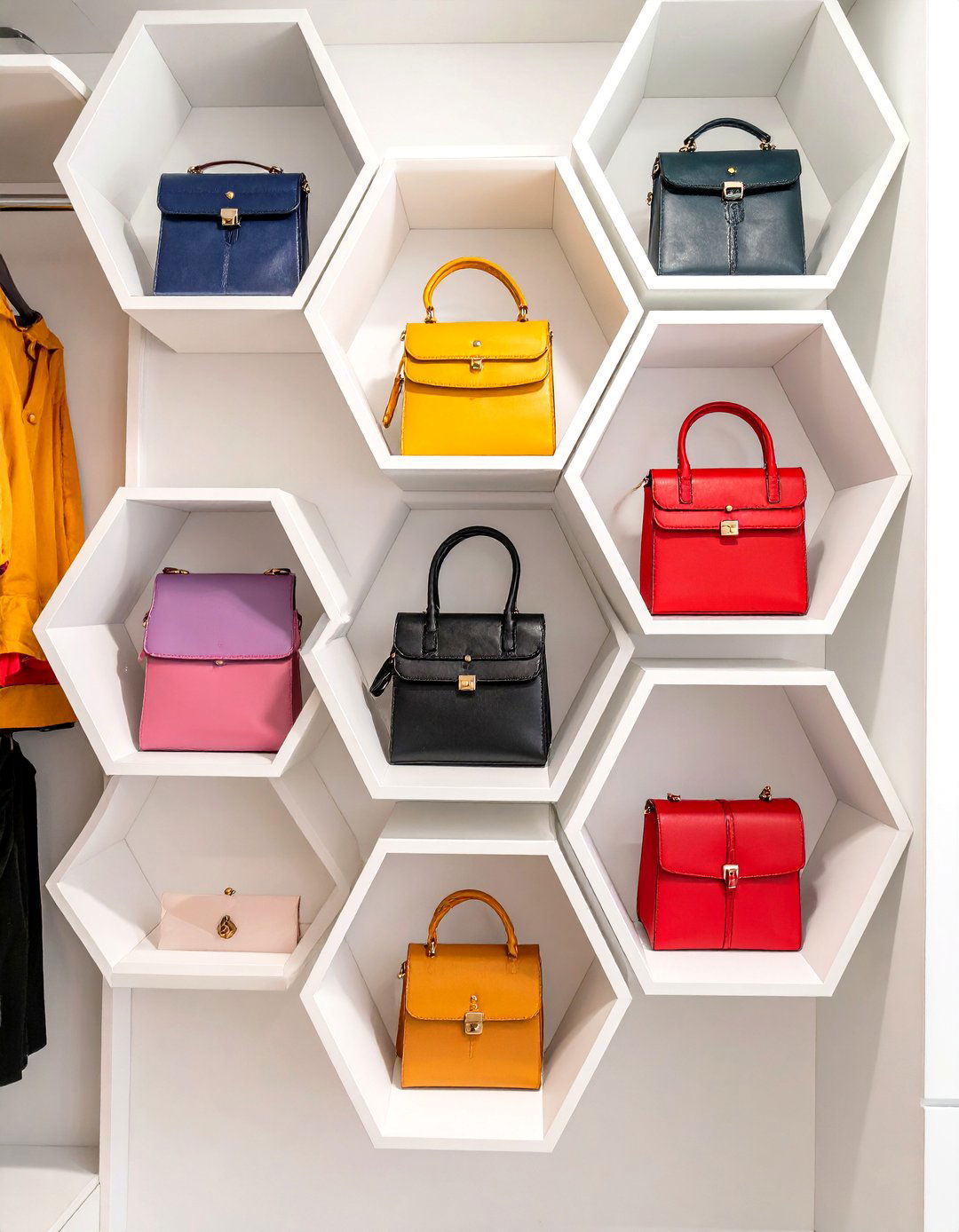 Using Wall Mounted Box Shelves - 30 small closet shelving ideas