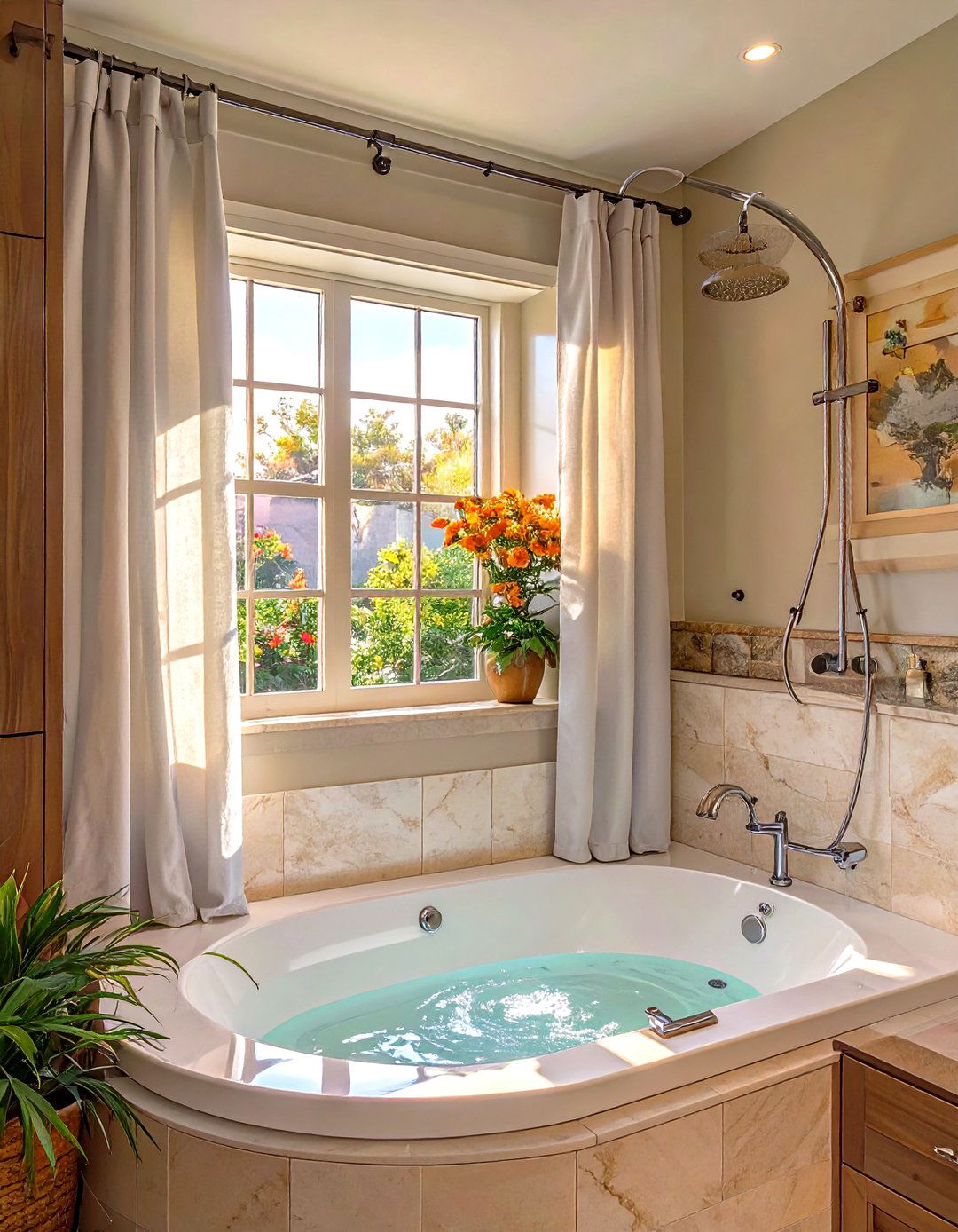 Using a Curved Shower Rod for More Elbow Room - 30 small bathroom remodel ideas with shower
